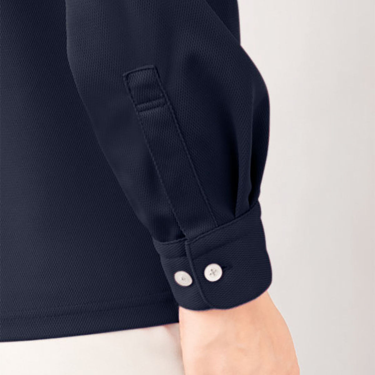 長袖ポロシャツ