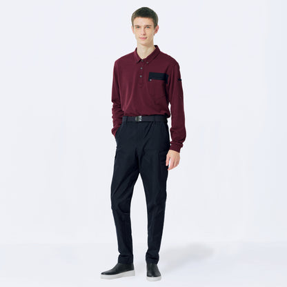 長袖ポロシャツ