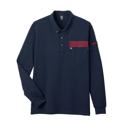 長袖ポロシャツ