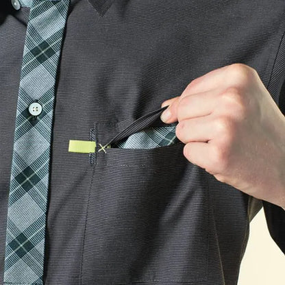 長袖チェックシャツ