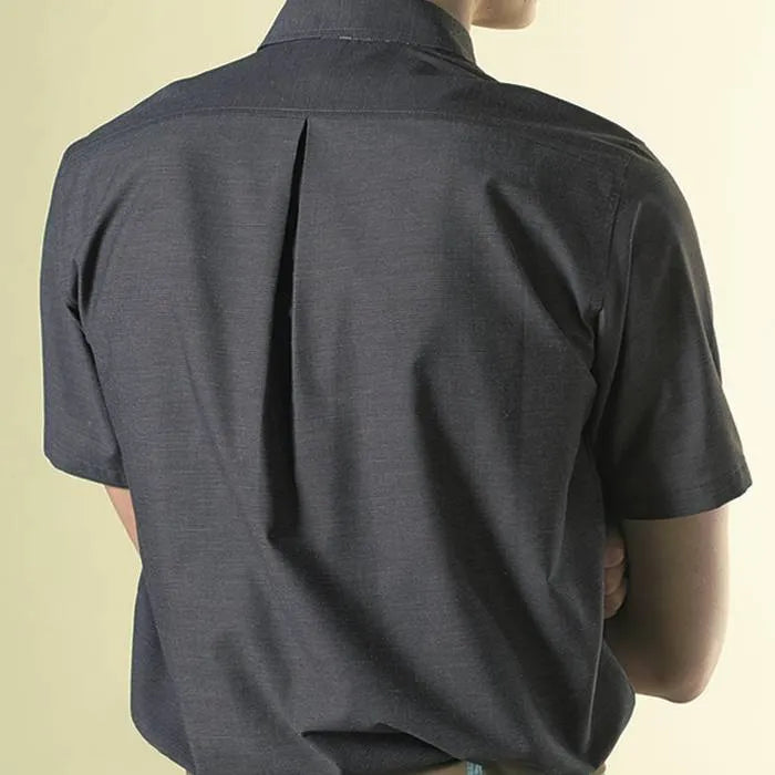 長袖チェックシャツ