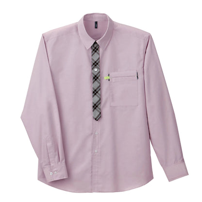 長袖チェックシャツ