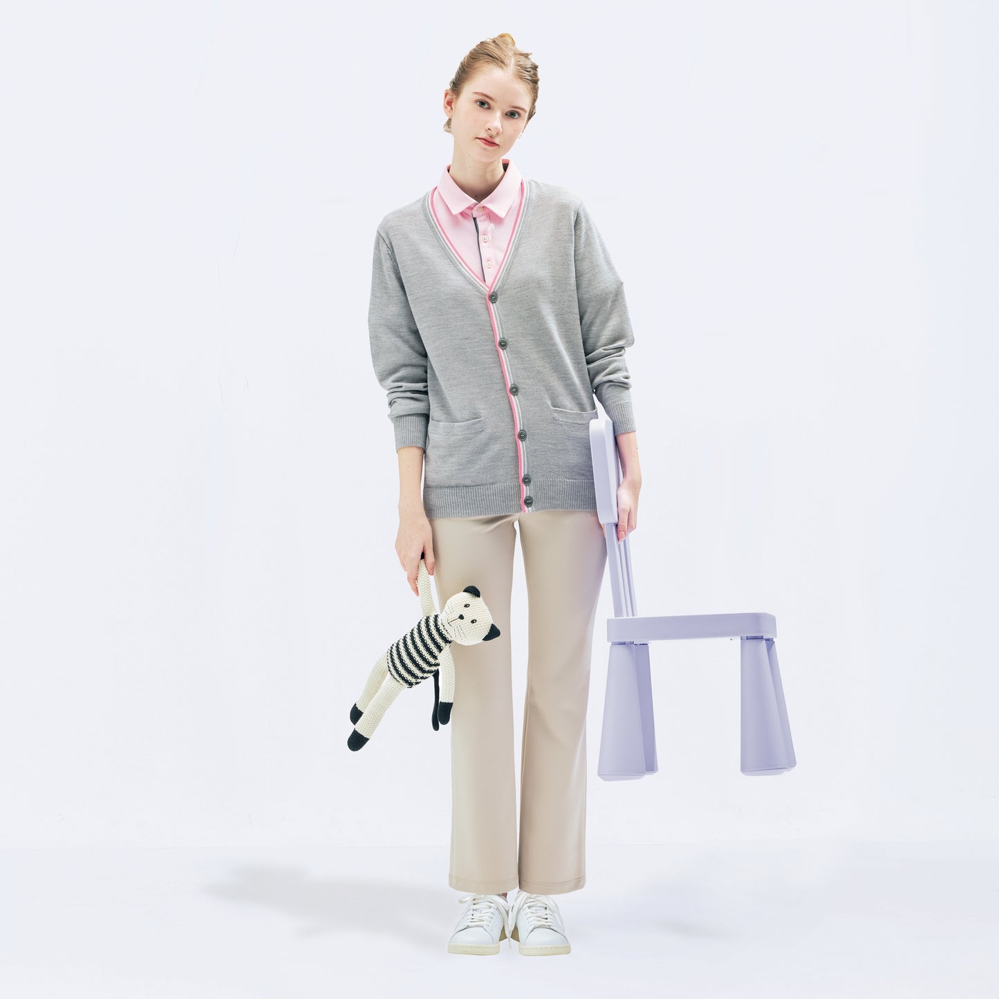 ニットブーツカットパンツ (レディース)