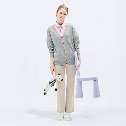 ニットブーツカットパンツ (レディース)