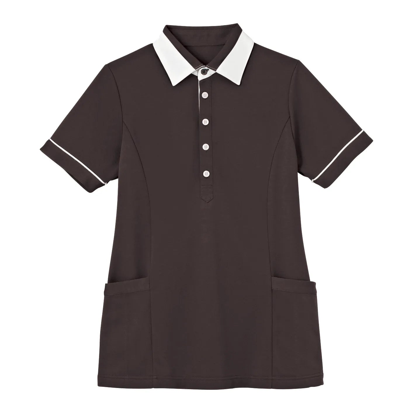 半袖ロングポロシャツ