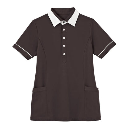 半袖ロングポロシャツ