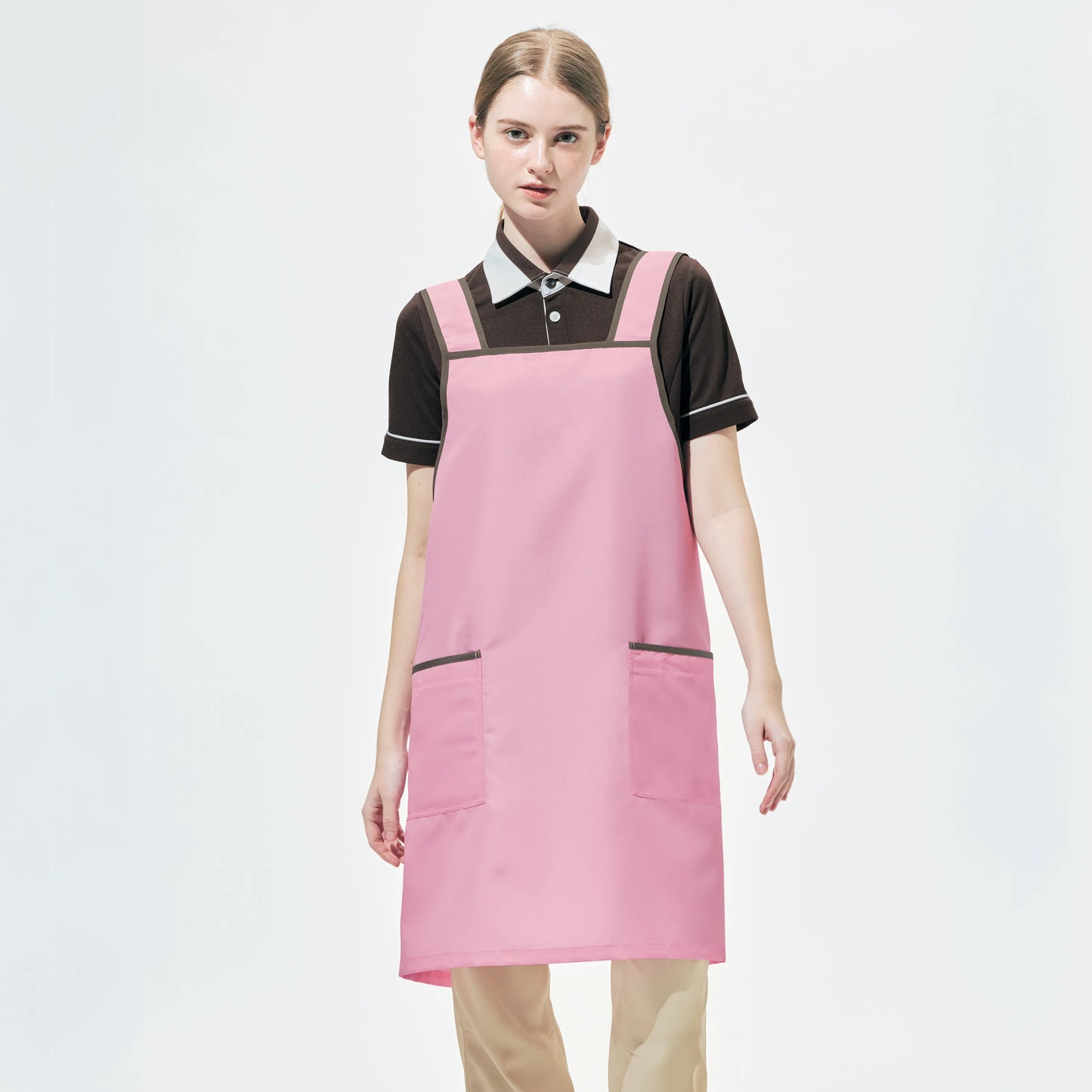 半袖ロングポロシャツ