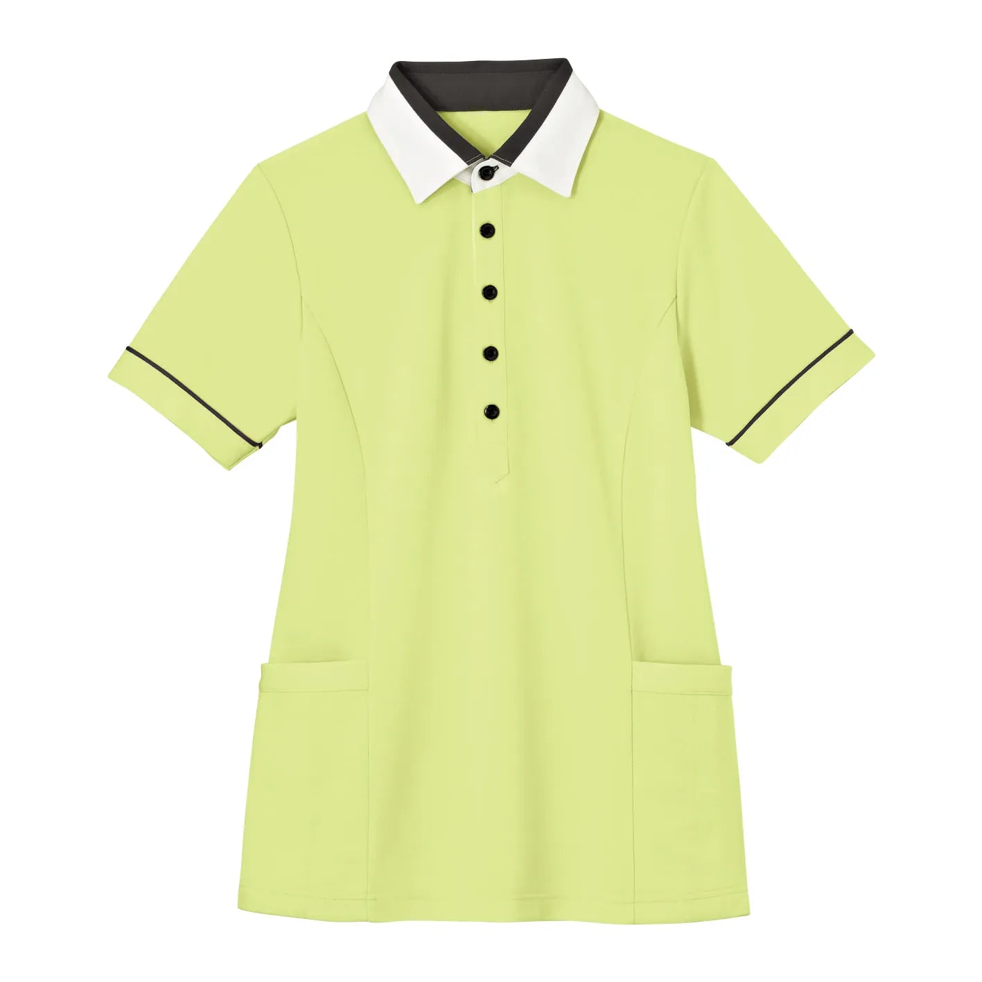 半袖ロングポロシャツ