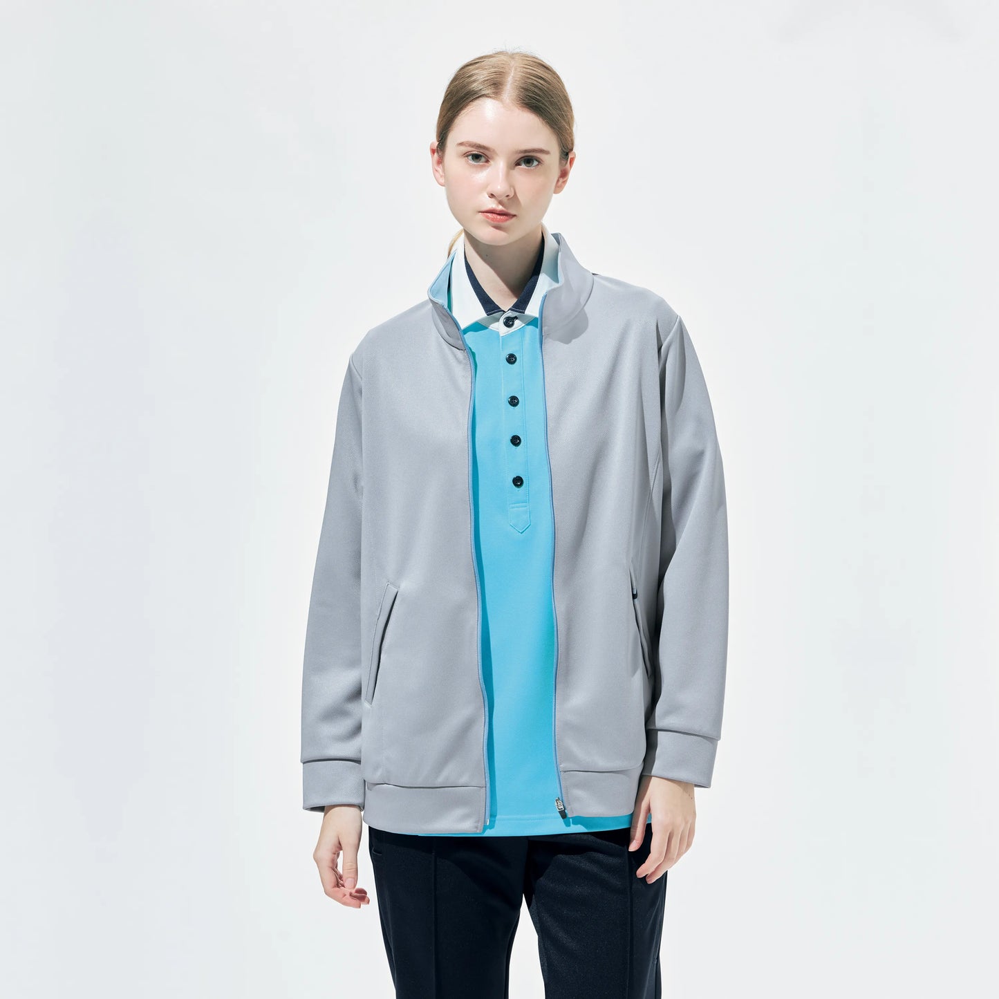 半袖ロングポロシャツ