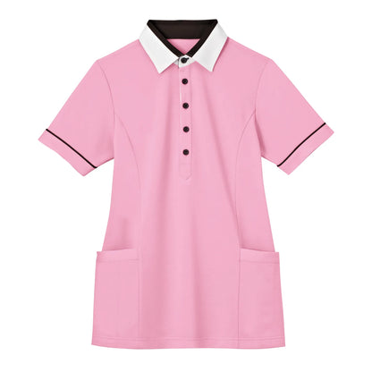 半袖ロングポロシャツ