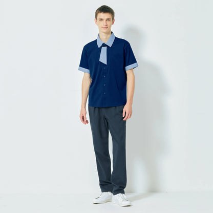 半袖ニットシャツ