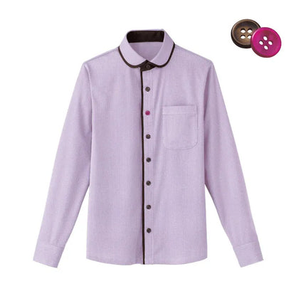 長袖ニットシャツ