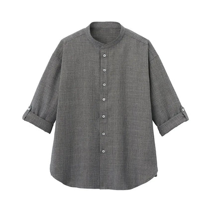 八分袖シャツ