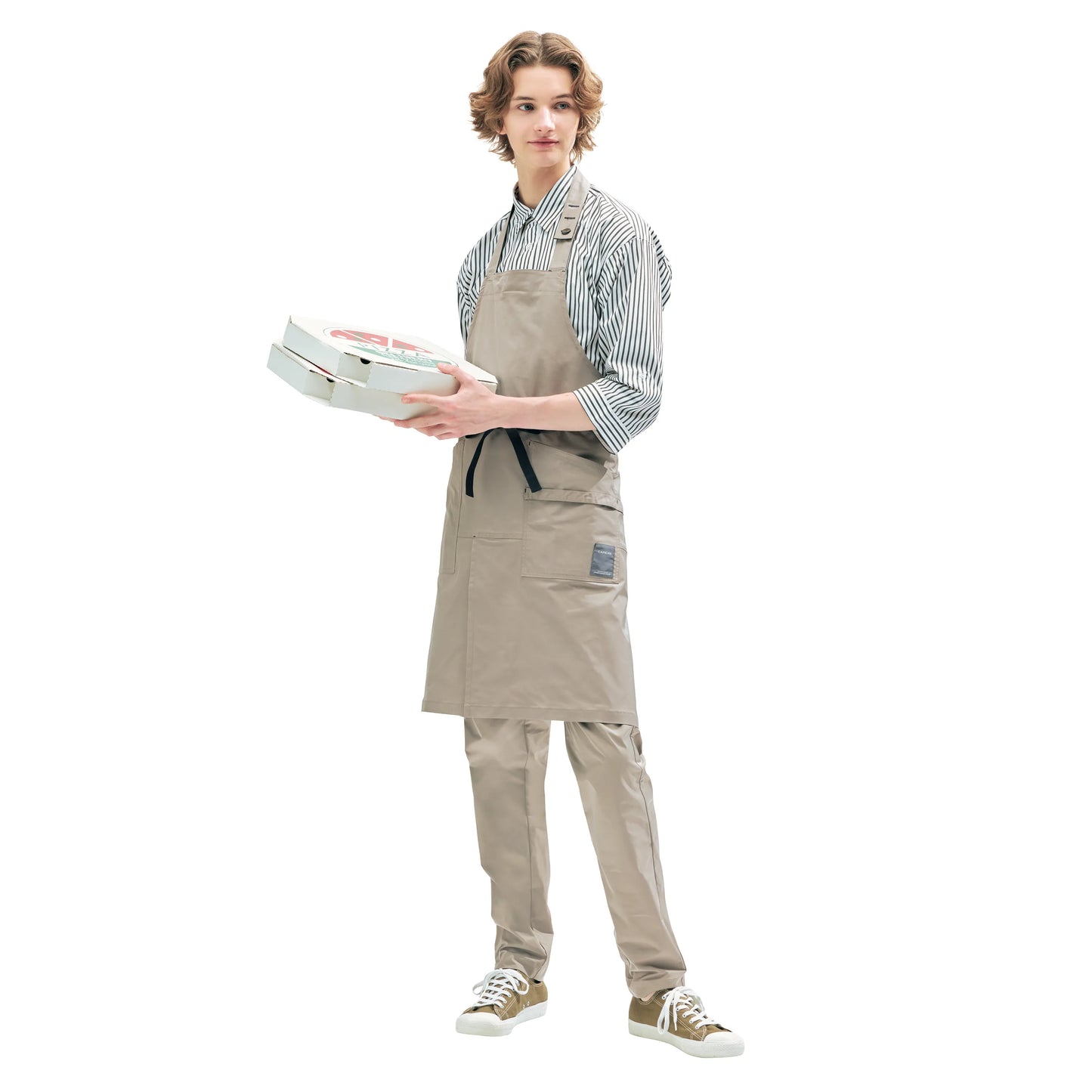 八分袖ロングシャツ