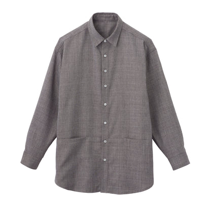 長袖ロングシャツ