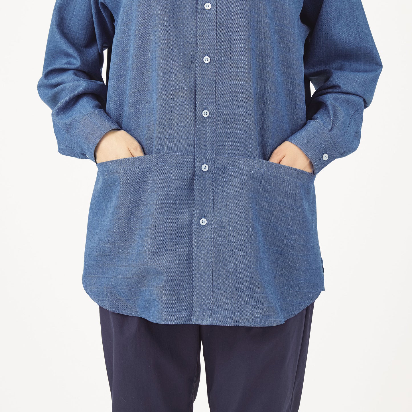 長袖ロングシャツ