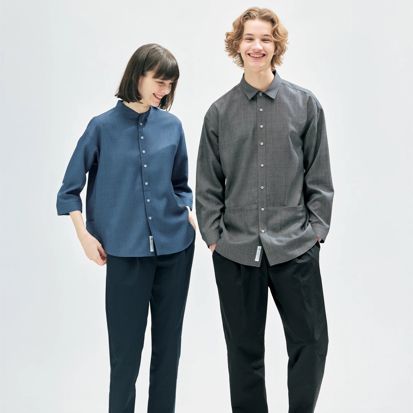 長袖ロングシャツ